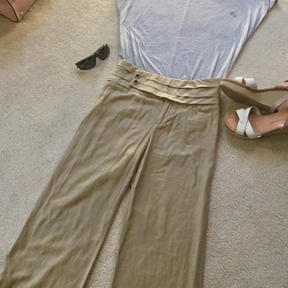 Beautiful Linen wide leg trousers - Picture 4 of 4
